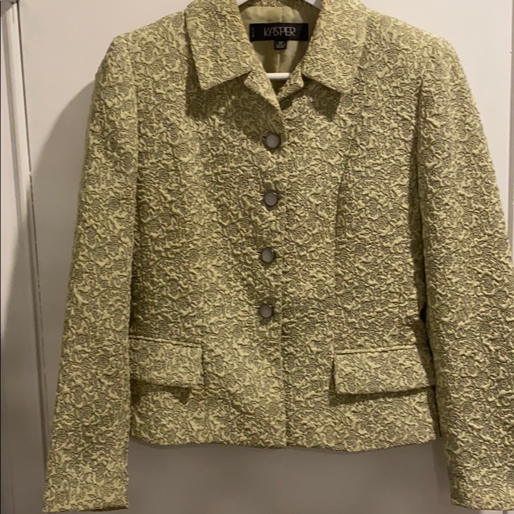 Women’s business suit, light green-:)